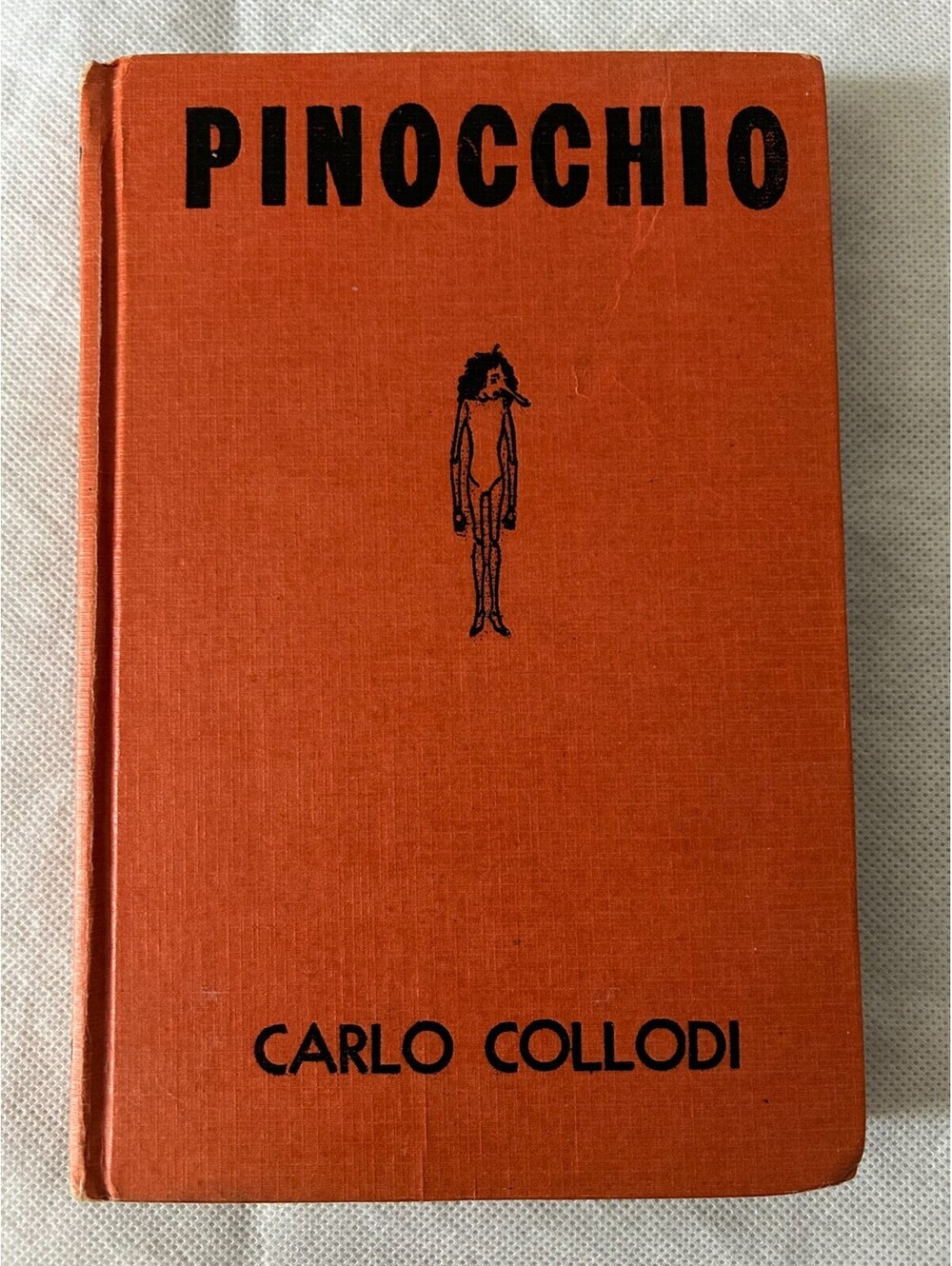 Vintage 1930's Children's Hardcover Pinocchio Carlo Collodi Goldsmith Translated